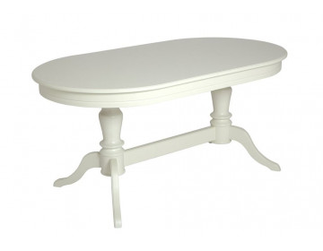Стол Орфей-1 (Эмаль 11 / шпон бук)  Слоновая кость