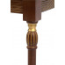 Стол журнальный Мили (темный орех/патина золото / 53х53хН55)
