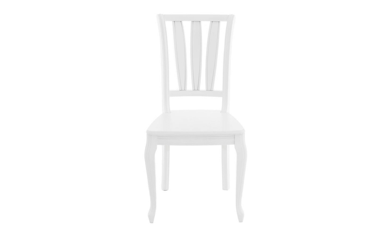 Стул жесткий Кабриоль (Тон 9 Эмаль белая)