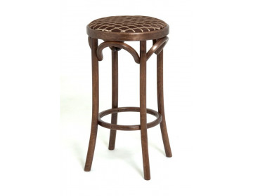 Табурет барный 650 Венский мягкий (темный тон, ткань 3 brown)