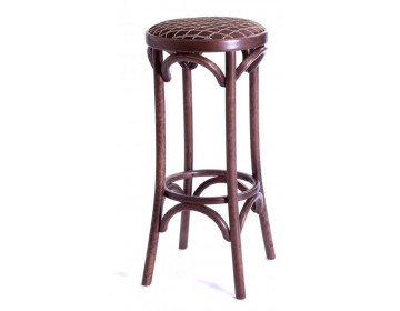 Табурет барный 750 Венский мягкий (темный тон, ткань 3 brown)